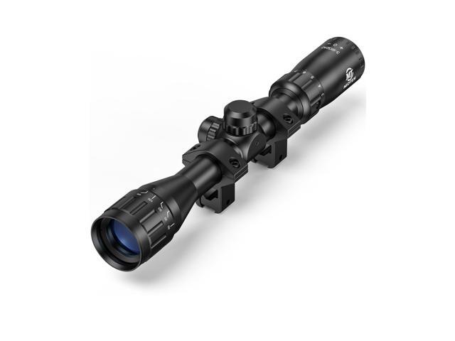 3-9x32 AO Rifle Scope Optics R4 Reticle Crosshair Scope with Mounts
