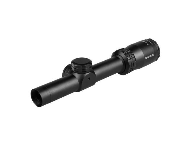 1.5-5x20 1-inch Tube Rifle Scope for Hunting and Tactical Shooting 100% Waterproof Fogproof Shockproof Construction with Wide Filed of View