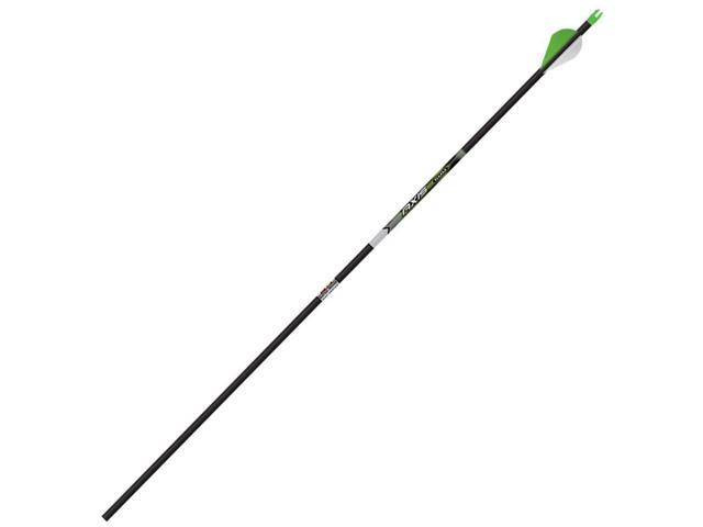 Axis 5mm Carbon Arrows with HIT Inserts, 6-Pack Fletched
