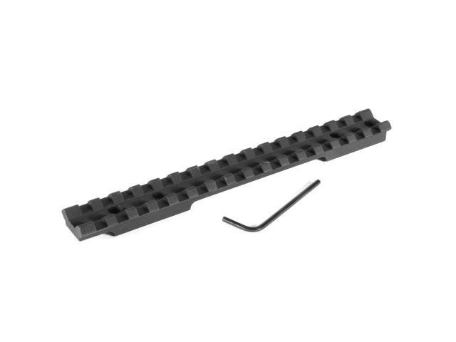 Savage Round Back Short Action Picatinny Rail Scope Mount 0 MOA, CNC Machined 6061 T6 Aluminum, Matte Black, Made in USA, Includes Mounting Hardware