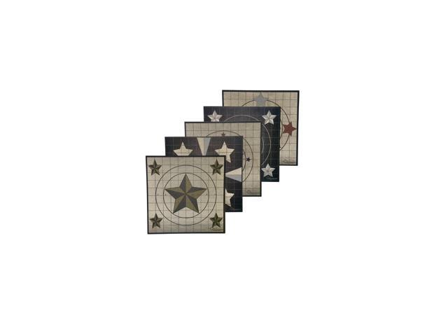 Thermal Targets Extra-Bright Passive Zeroing Rifle Targets with Thermal Squares, Durable Outdoor Range Practice, No Tilting or Power Required