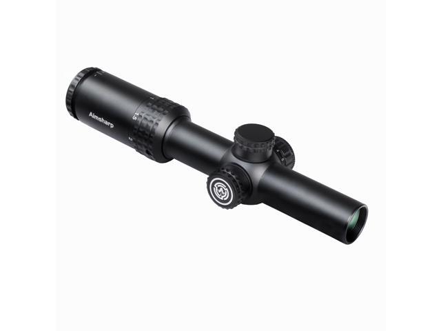Rifle Scope for Hunting and Shooting, 3-9x40/3-9x50/4-12x44/1-4x24 Standard Crosshair/Fiber Illuminated Reticle, SFP Riflescope Durable,.