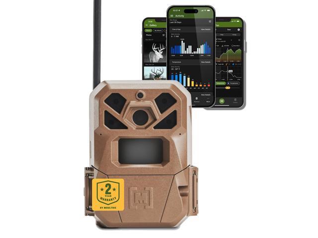 Edge 2 Cellular Trail Camera Scout from Anywhere, HD photos via Mobile app, 1080p video, multi-carrier, low-glow flash, 100ft detection