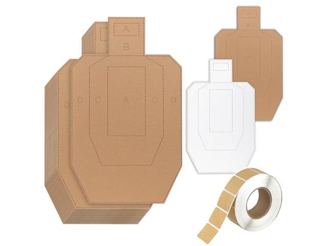 Shooting Targets, Cardboard and 1000PCS Target Pasters, 30 * 18 inch Tactical Range Shooting Targets for the Range, Cardboard for Practice