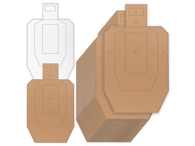 30'x18' 2mm Thicken Cardboard Silhouette Shooting Targets - 20/30/50 Pcs Tactical Targets for Shooting Range Practice Competitions Self-Defense.
