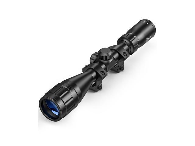 3-9x40AO Rifle Scope Optics R4 Reticle Crosshair Scope with Mounts