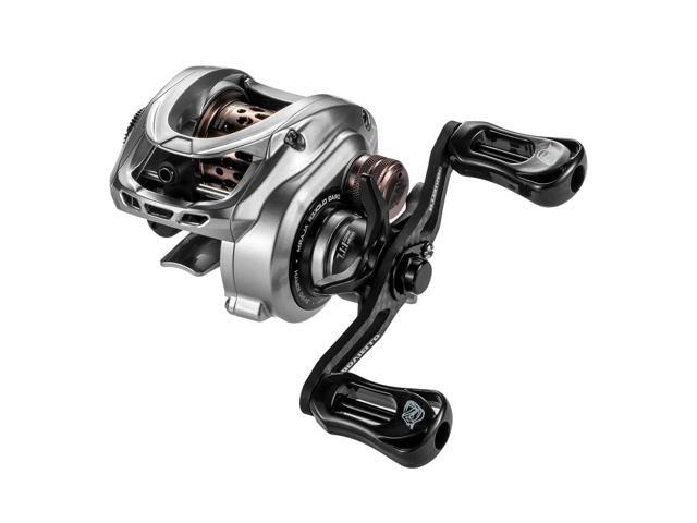 HICC50 Compact Baitcaster Fishing Reels - 4.7oz Ultra Smooth Bait Finesse Casting 30 Magnetic Brake, 7.1:1/8.1:1 Ratio10+1 Double Shield Bearing...