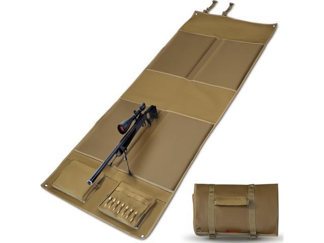 Shooting Mat with Elbow Wings, Extra Large Hunting Shooting Mats Prone Padded Roll Up Portable Waterproof Hunting Mats Non-Slip Durable Shooting...