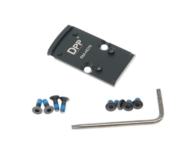 Optic Adapter Plate for RMR Cut Slide Without Thread Post, Compatible with Holosun 407K/507K/EPS/EPS Carry/RomeoZero and Osight K/S/SE