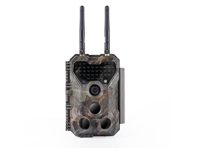 P300 WiFi Trail Camera, Dual-Antenna 165ft Range Fast 0.1s Trigger Speed Motion Activated 64MP Photos, 1296p HD Video
