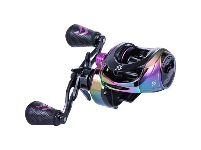 Baitcasting Reels - Colorful Fishing Reel, 8.0:1/7.3:1 Gear Ratios, 9+1 BB, Magnetic Braking System