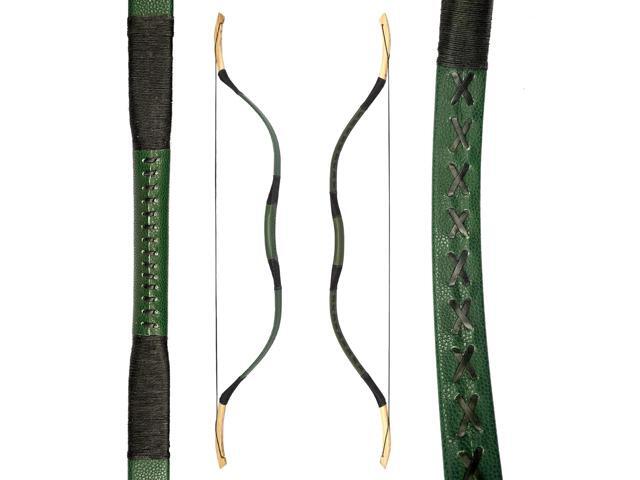 AF Archery 53' Fiberglass Recurve Bow Traditional Horse Bow 20-60lbs Premium Fiberglass Construction Ambidextrous Design Smooth & Accurate.