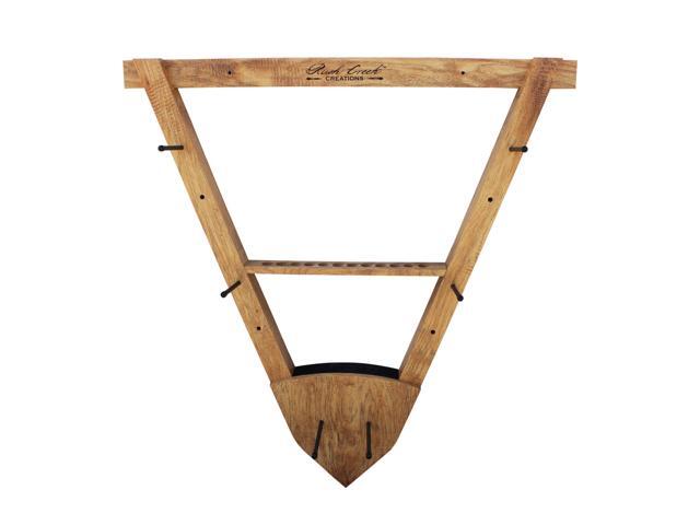 Wall Mounted Bow and Arrow Display Rack for Hunting & Archery Accessories Real Tree 3-Bow Holder & 12-Arrow Storage Handcrafted Small Bows & Big.