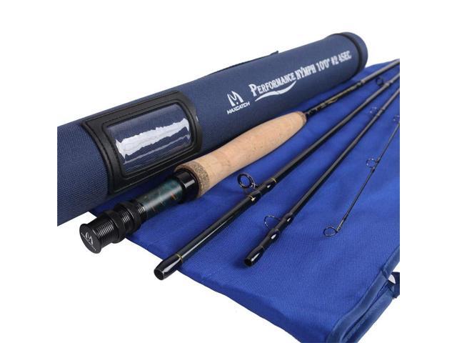 Maxcatch Performance Nymph Fly Fishing Rod in 2/3/4wt: 10ft/11ft, IM10 Carbon, AAA Cork Handle, Rod Tube and Combo Set Available