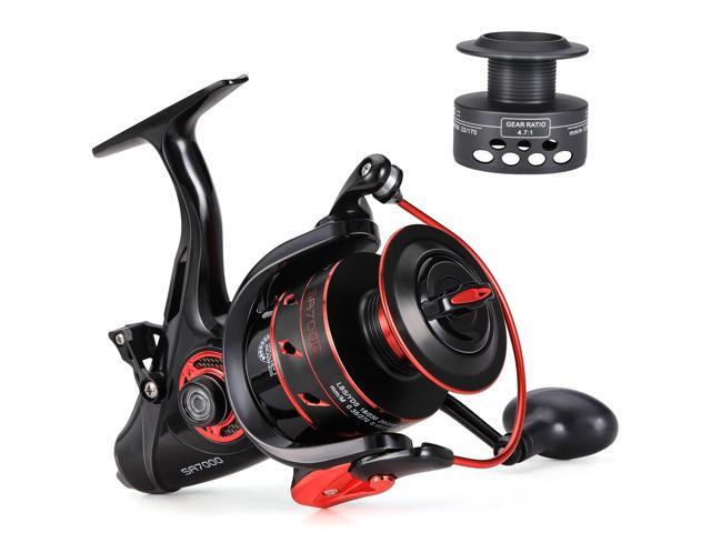 Carp Spinning Reel Carbon Fiber Drag for Fishing Action Bait Feeder Standard Fishing Reel Runner for Freshwater