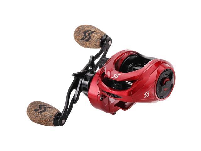 Baitcasting Reels, 8:1 Gear Ratio Fishing Reel with Magnetic Braking System Casting Reel, 9 + 1 Ball Bearings Super Smooth Anti-Corrosion.