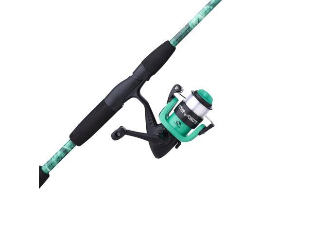 Reverb Spinning Reel and Fishing Rod Combo Durable Tubular Glass Rod Blank Construction, EVA Handle
