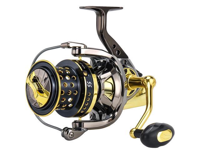 Spinning Reels 10000 Series Surf Fishing Reels, Ultra Smooth Powerful with CNC Aluminum Spool, Inshore & Offshore Saltwater Fishing