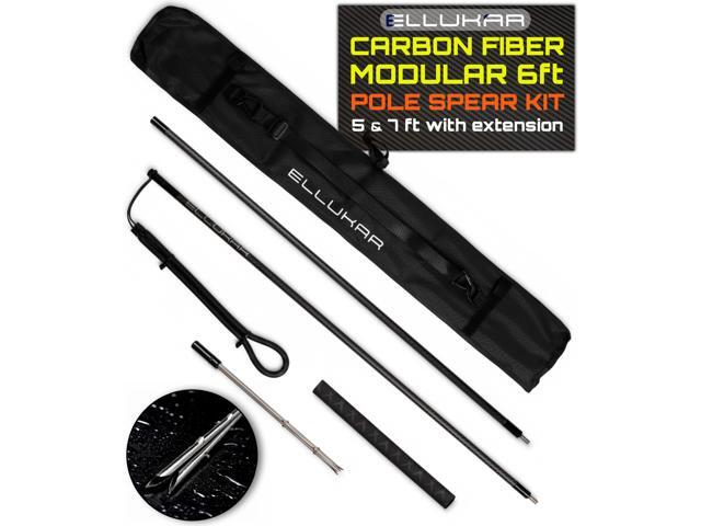 Carbon Fiber Pole Spear System Hawaiian Sling Premium Spearfishing Lightweight Fast Travel Pole Spear Reef Hunting Freediving Scuba Diving Fishing...