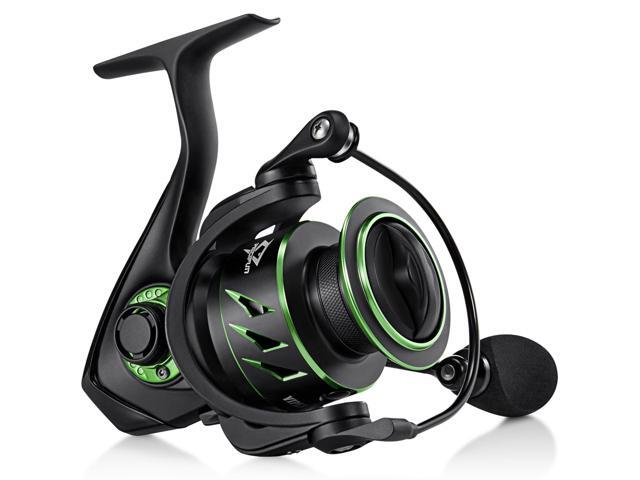 Viper X Spinning Reels, Carbon Fiber 33LBs Max Drag, 10+1 Shielded BB, Saltwater Freshwater Spinning Fishing Reel, 5.2:1/6.2:1