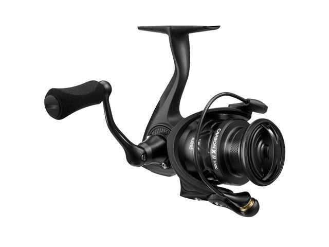 Carbon X II Ultralight Spinning Reel, Light to 5.5oz 10+1 BB, upgraded carbon frame rotor, 22lb Max Drag, 5.5oz lightweight design, smooth.