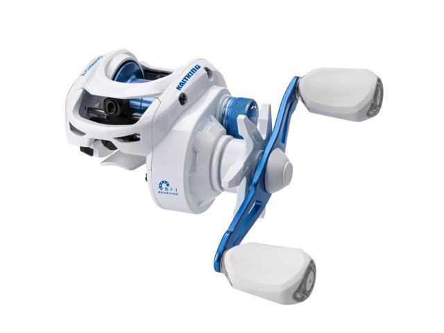 Centron Lite Baitcasting Fishing Reel Lightweight, Glass Fiber Infused Nylon Frame 7.6 OZ 5 + 1 Anti-Reverse Ball Bearings, 7.1:1 High-Speed.