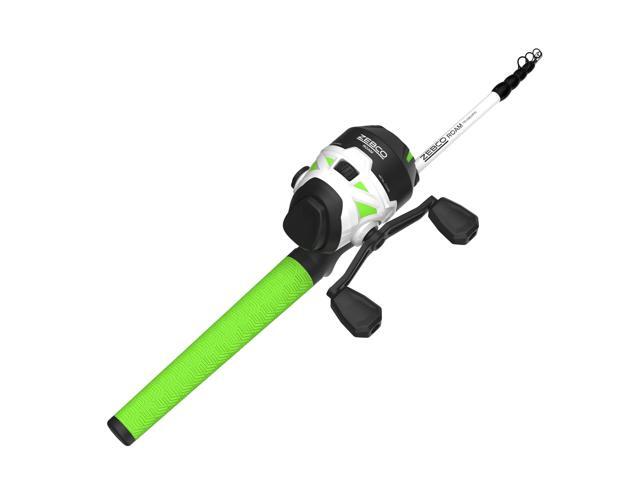 Roam Telescopic Fishing Rod and Spinning or Spincast Fishing Reel Combo, Durable 6-Foot Fiberglass Rod with ComfortGrip Handle, Pre-spooled with.