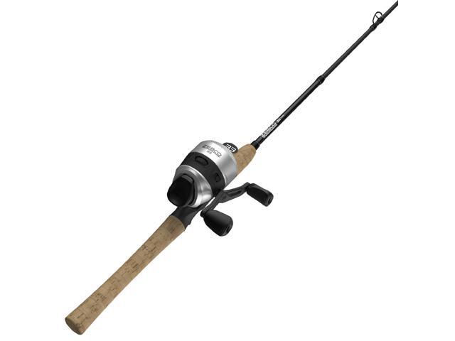 33 Cork Reel and Fishing Rod Combo, Graphite Rod with Cork Handle, QuickSet Anti-Reverse Fishing Reel with Bite Alert