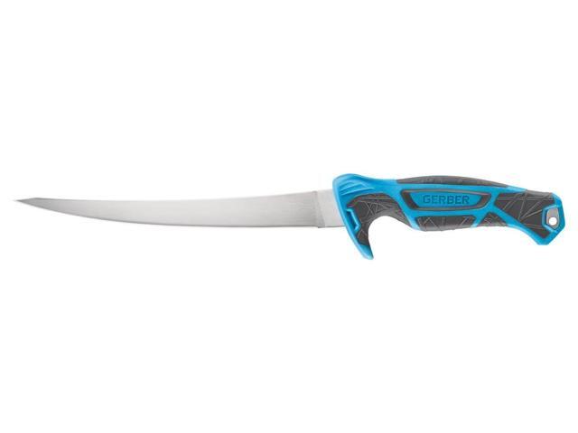 Gear Controller - Saltwater Fillet Knife for Fishing - Tough Fishing Knife - Premium Fishing Gear - 8', Cyan
