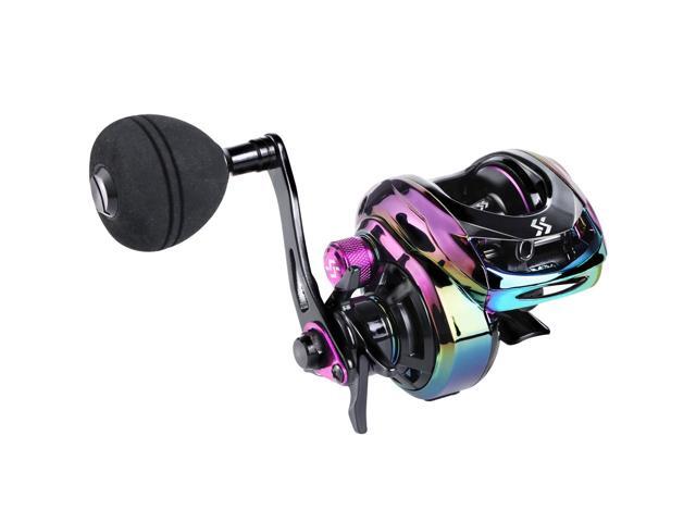 Baitcasting Fishing Reel High Speed Baitcaster with 9+1 Ball Bearings, Gear Ratio 8.0:1, Magnetic Brake System Power Handle Casting Reels