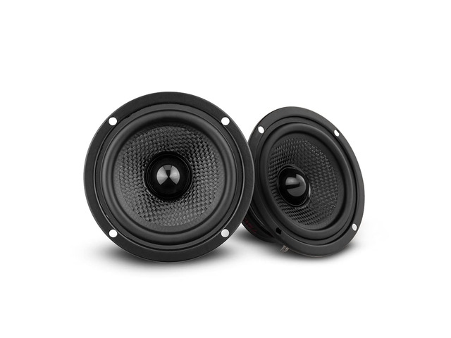 ZXI-354 3.5' Full Range Car Audio Speaker with Kevlar Cone 120 Watts 4 Ohm (2 Speakers), Black