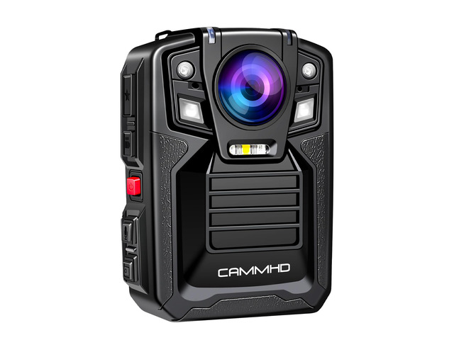 V8-64GB 4K Body Camera with Audio and Video Recording, 2160P Body Worn Camera Two Battery 4400mAh Work 14H, H.265 Video Recorder, Night Vision...
