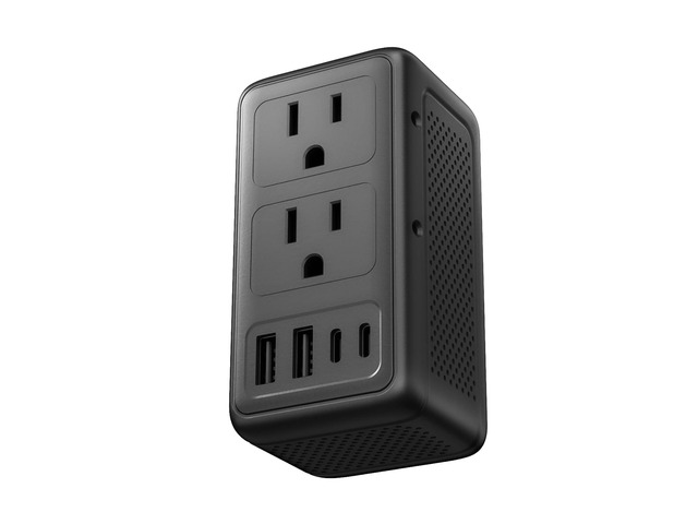 2000W Voltage Converter US to Europe, with 2 USB A and 2 USB C Ports 220V to 110V Converter for European Travel for Hair Dryer, Travel Adapter...