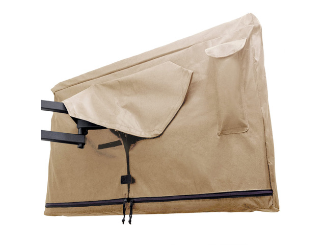 Outdoor TV Cover 70-75 inch - with Zipper, Weatherproof, Waterproof 360 Degrees Protection, Soft Non Scratch Interior - Beige