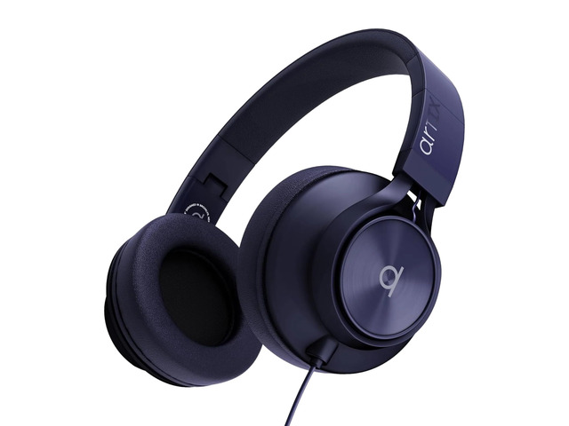 Over Ear Headphones Wired with Mic, Corded Head Phones (3.5mm Jack) Compatible with Laptop, Computer / PC, Macbook, MP3 Player, Car / In-Flight...