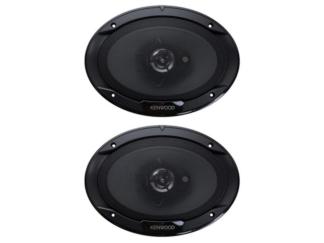 Kenwood KFC-6966S 6 x 9 Inch 400-Watt 3-Way Flush Mount Coaxial Car Speaker Easy Installation - Pair