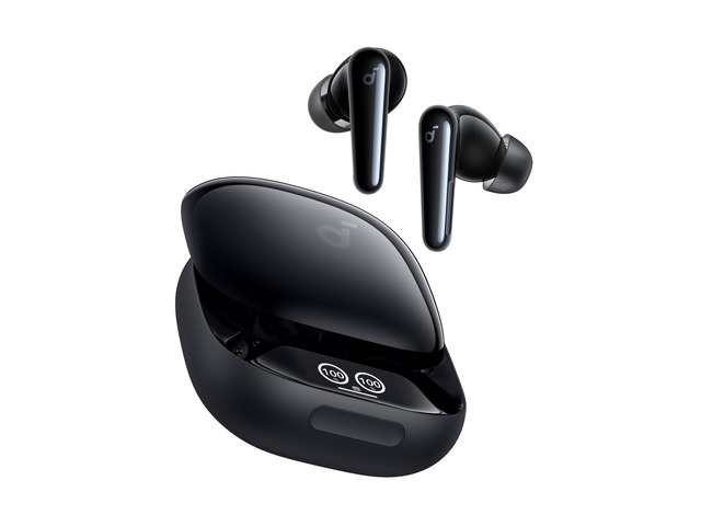 Liberty 4 Pro by Anker Noise Cancelling Wireless Earbuds 7-Sensor and Real-Time Adaptive Noise Cancelling, 2× Faster Charging, Studio-Level Hi-Fi...