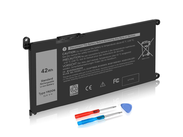 42Wh YRDD6 Battery for Dell inspiron 15 3000 Series 3583 3593 3582 3584 3501 inspiron 15 5000 Series 5582 5584 5593 5594 5598 5585 14 3493 5481...