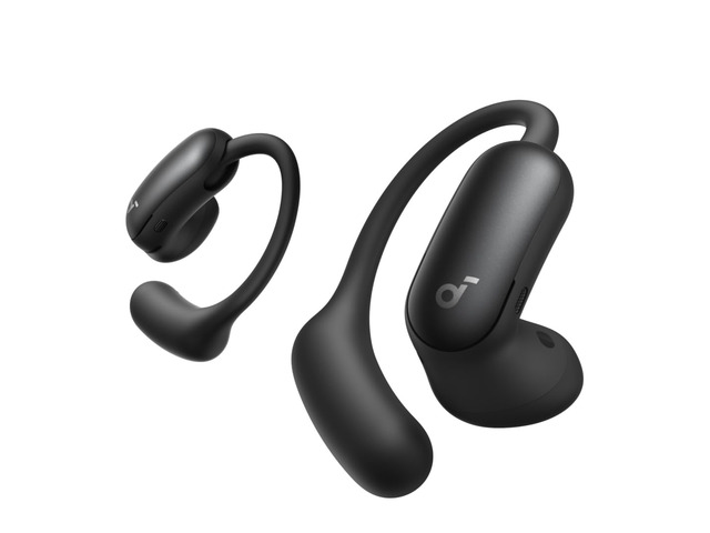 AeroFit 2 Pro by Anker Open Ear Earbuds Active Noise Cancellation Dual-Mode Earbuds, Semi-in-Ear ANC, Adjustable Hooks, Hi-Res, LDAC, 4-Mic AI...