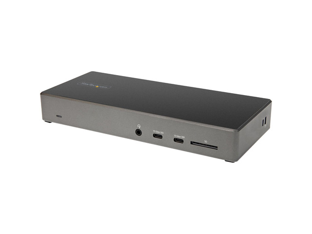 USB C Triple 4K Monitor Docking Station - 100W Power Delivery - DP 1.4 Alt Mode & DSC, 2 DisplayPort/HDMI 2.0-6 USB (2 at 10Gbps), SD -...
