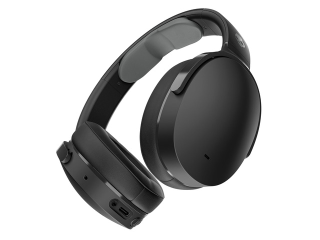 Hesh ANC Noise Cancelling Wireless Headphones - True Black Bluetooth, Noise Cancellation, Over-Ear Fit, 22 Hours Battery, Foldable, Lightweight...