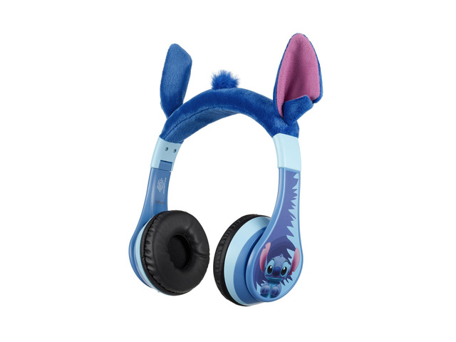 Disney Stitch Bluetooth Headphones for Kids, Wireless Headphones for School Volume Reduced and Built-in Microphone