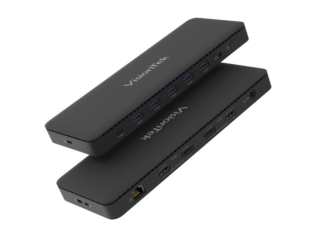 VT4600DL Universal Dual Monitor Docking Station USB-C/USB-A Dual 4K Display via HDMI/DP, 100W Power Delivery, Universal DisplayLink, Windows & Mac...