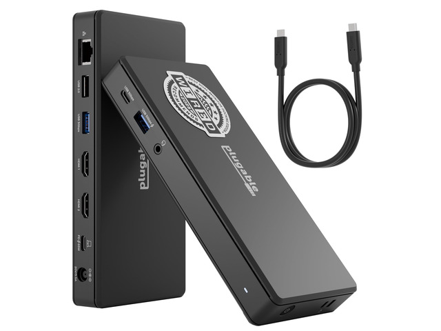 USB-C Docking Station, Dual 4K 60Hz HDMI for Windows and ChromeOS 65W Charging, Gigabit Ethernet, 1x USB-C 5Gbps, 3x USB-A, Audio,...