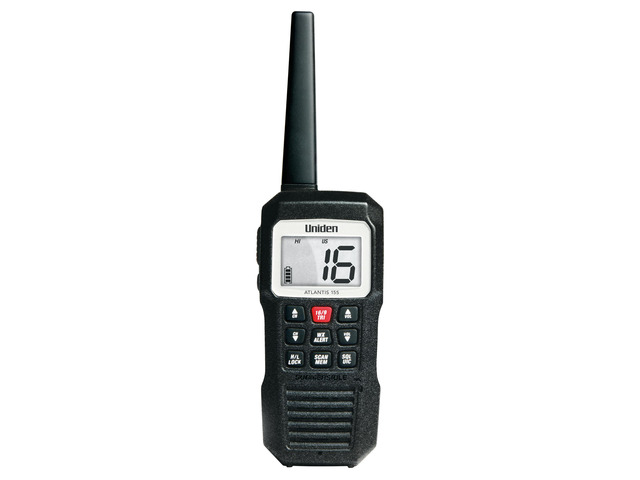 Atlantis 155 Handheld Two-Way VHF Marine Radio, Floating IPX8 Submersible Waterproof, Dual-Color Screen, All USA/International/Canadian Marine...
