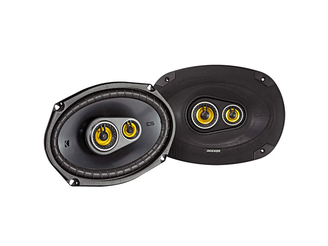 CS Series 150 Watt 6 x 9 Inch Car Audio Coaxial Speaker Pair, Black