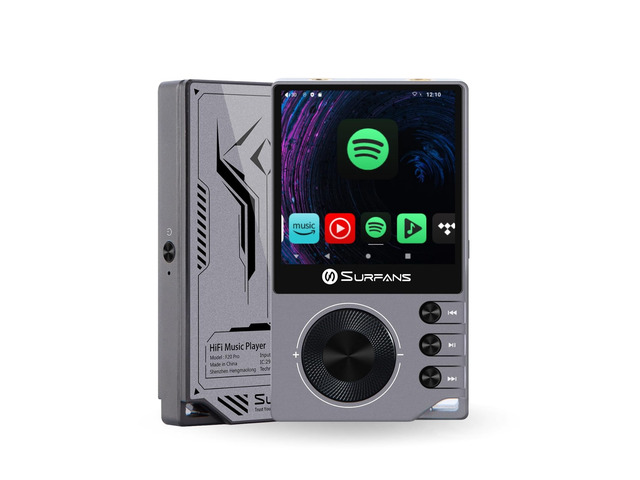 F20 Pro Hi-Res Music Player, Dual ESS9018 DAC,DSD512, Spotify & Tidal Support, WiFi & Bluetooth LDAC, 4.4mm Balanced(500mW), Expandable 1TB,...