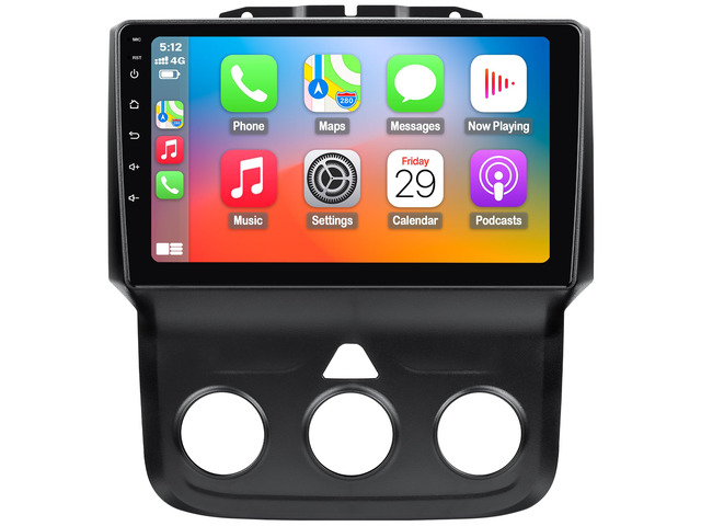 Car Stereo for Dodge RAM 1500 2500 3500 2013 2014 2015 2016 2017 2018 with Wireless CarPlay and Android Auto,9'' Android 13 Touch Screen Radio...