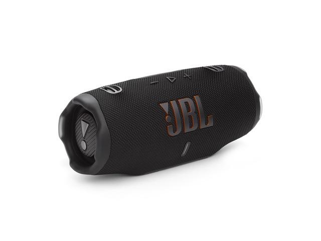 Charge 6 Portable Bluetooth Speaker, Waterproof, Drop-Proof - Black Long Battery Life Up To 28 Hours, Quick Charging, Built-In Powerbank,...