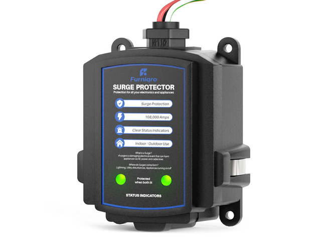 FHSPD108S Whole House Surge Protector for 108,000 Amps, Ultimate Surge Protection, Whole Home Surge Protector for Indoor/Outdoor Use, 120/240V